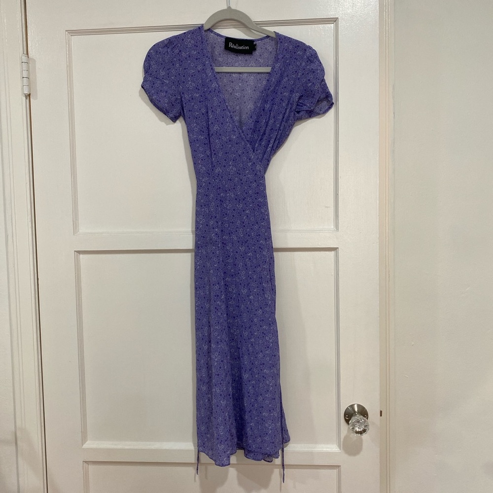 Realisation Par wrap maxi dress